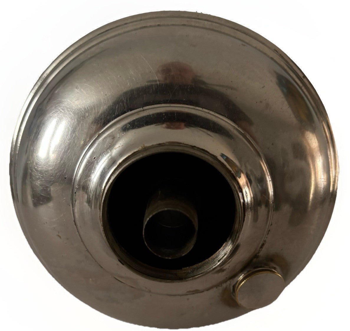 Aladdin Mod 11 Lamp Nickel Plated w/ 9 Burner, Flame Spreader, 10" Shade Holder - AntiquesEtceteraAladdin Mod 11 Lamp Nickel Plated w/ 9 Burner, Flame Spreader, 10" Shade HolderAladdinAntiquesEtcetera