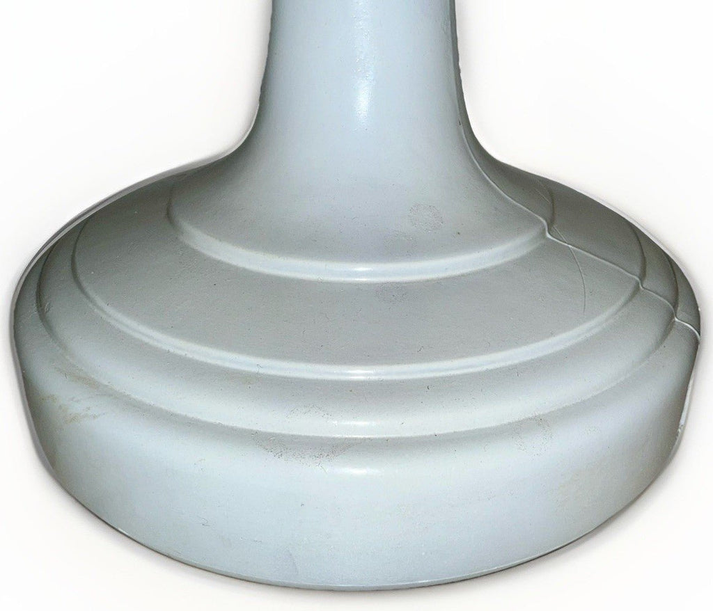Aladdin Mod. B Simplicity Kerosene Stand Lamp 1948 - 53 White Painted Beta Crystal - AntiquesEtceteraAladdin Mod. B Simplicity Kerosene Stand Lamp 1948 - 53 White Painted Beta CrystalAntique LightingAntiquesEtceteraAntiquesEtcetera