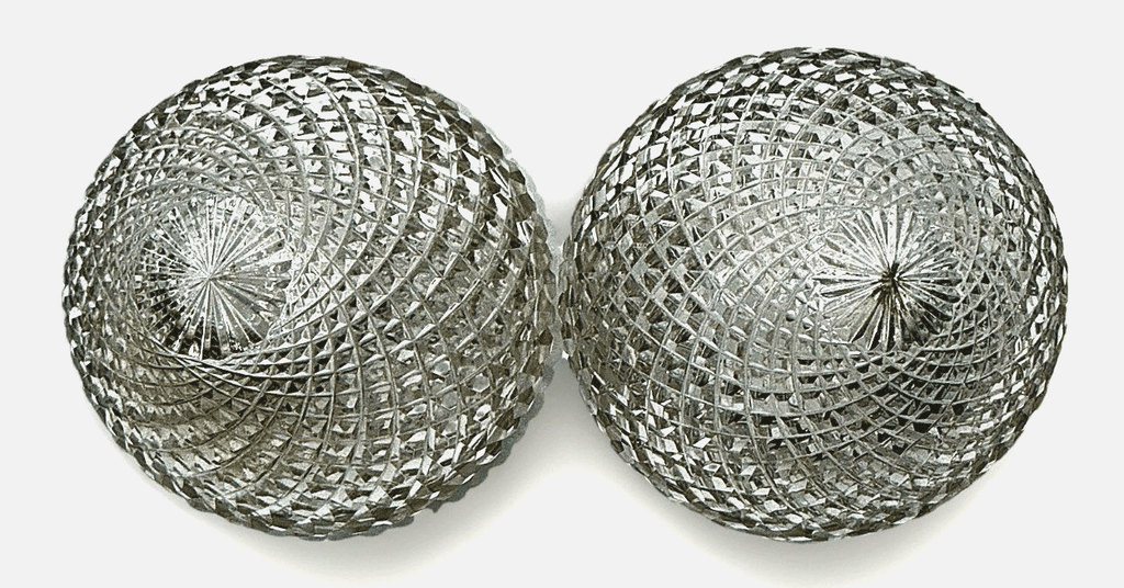 American Brilliant Cut Glass Acorn Lamp Shades Pair ABP 3.25" Rim Diamond Point - AntiquesEtceteraAmerican Brilliant Cut Glass Acorn Lamp Shades Pair ABP 3.25" Rim Diamond PointUnbrandedAntiquesEtcetera