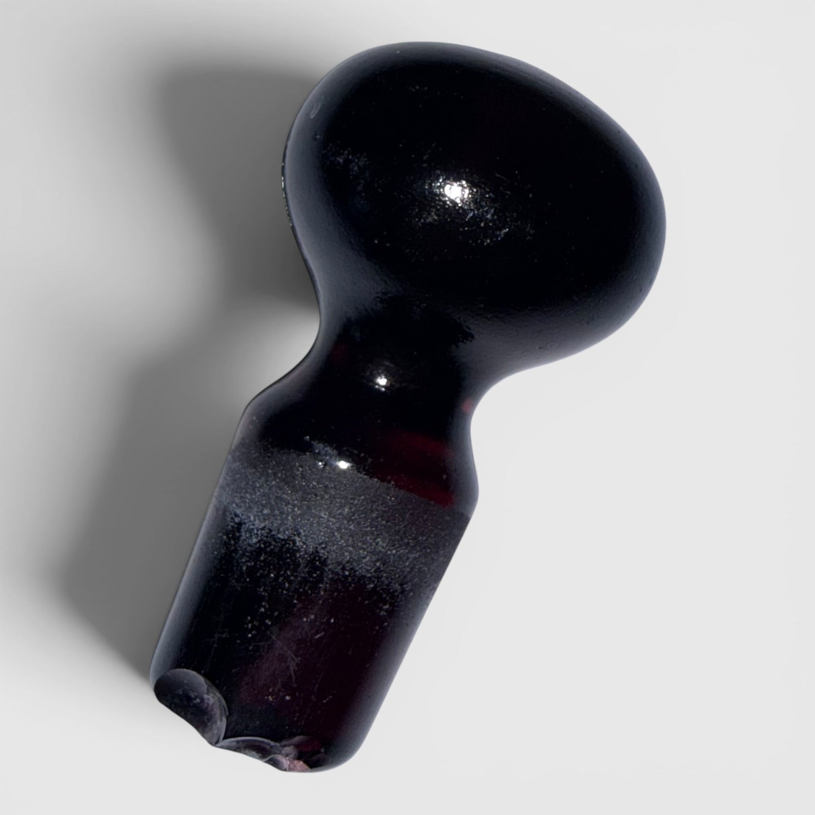 Antique Amethyst Glass Cruet - Pretty Reverse Panel Optic with StopperAntiquesEtcetera