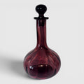 Antique Amethyst Glass Cruet - Pretty Reverse Panel Optic with StopperAntiquesEtcetera