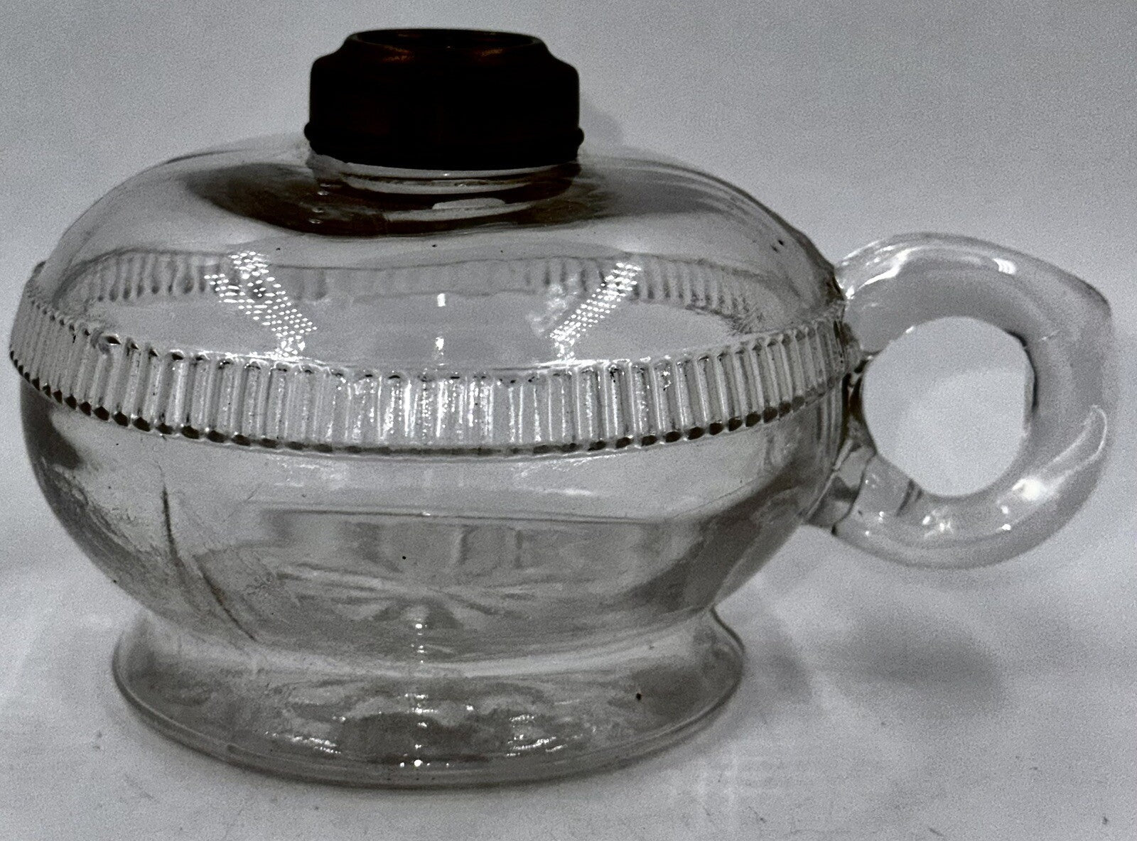 Antique Atterbury FILLEY Pat. 1868 Kerosene or Oil Flat Hand Lamp THURO 1, 128 - b - AntiquesEtceteraAntique Atterbury FILLEY Pat. 1868 Kerosene or Oil Flat Hand Lamp THURO 1, 128 - bAntiqueAntiquesEtcetera