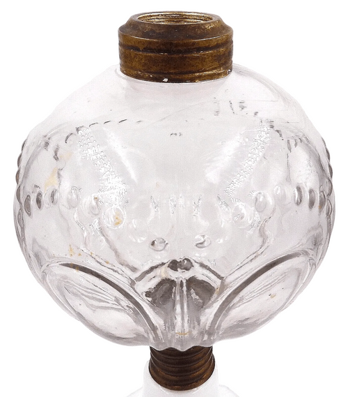 Antique Atterbury Kerosene Lamp with Shelley Font, White Base THURO 1 pg 143 - AntiquesEtceteraAntique Atterbury Kerosene Lamp with Shelley Font, White Base THURO 1 pg 143Antique LightingAntiquesEtceteraAntiquesEtcetera