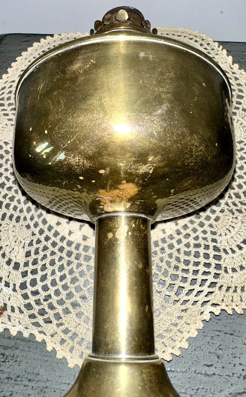 Antique Brass Ditmar's "ARDE" Lamp No. 786 Kerosene Oil w/ Burner, Wick Austrian - AntiquesEtceteraAntique Brass Ditmar's "ARDE" Lamp No. 786 Kerosene Oil w/ Burner, Wick AustrianDitmarAntiquesEtcetera