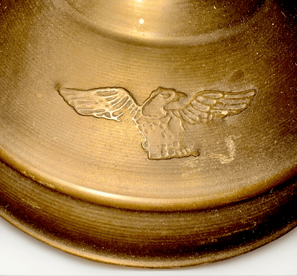 Antique Brass Kerosene Oil Lamp with Burner Eagle Insignia Muller or Friedrich - AntiquesEtceteraAntique Brass Kerosene Oil Lamp with Burner Eagle Insignia Muller or FriedrichAntique LightingAntiquesEtceteraAntiquesEtcetera