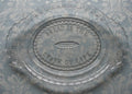 Antique Bread is the Staff of Life Serving Plate Platter EAPG Glass "Jewel Band"AntiquesEtcetera