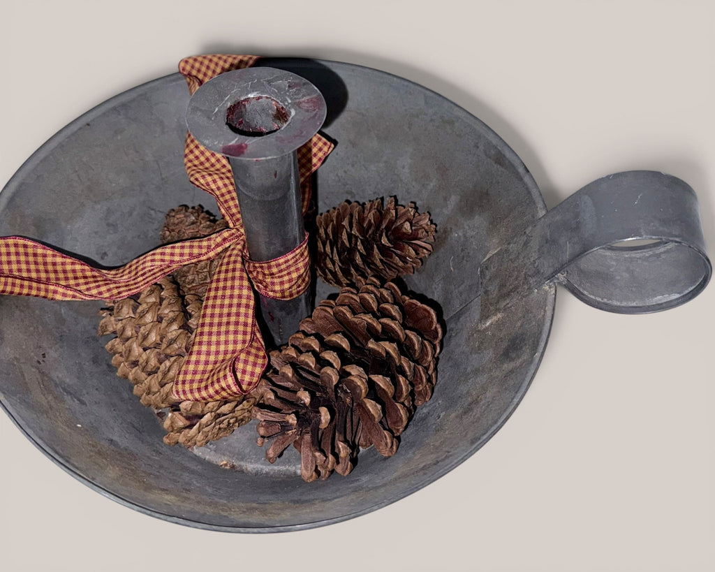 Antique Chamberstick Candle Holder with Rustic Farmhouse Decor and Patina from Age - AntiquesEtceteraAntique Chamberstick Candle Holder with Rustic Farmhouse Decor and Patina from AgeAntiquesEtceteraAntiquesEtcetera