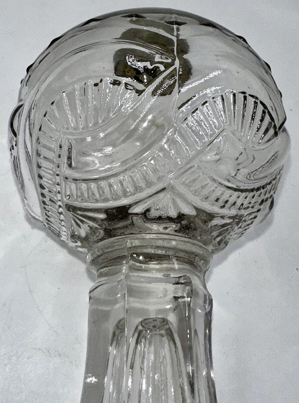 Antique CHAPMAN Kerosene or Oil Stand Lamp 1870s Intertwined Bands, Stars & Fans - AntiquesEtceteraAntique CHAPMAN Kerosene or Oil Stand Lamp 1870s Intertwined Bands, Stars & FansAntiqueAntiquesEtcetera