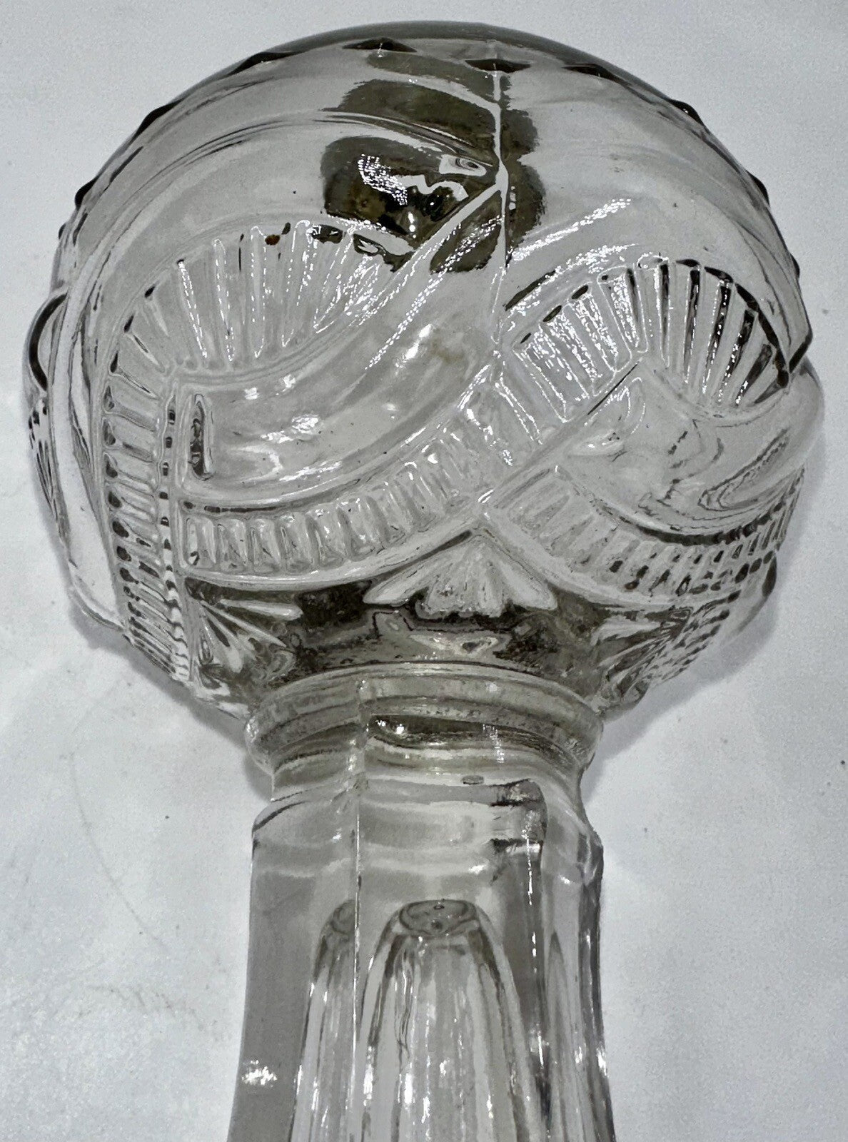 Antique CHAPMAN Kerosene or Oil Stand Lamp 1870s Intertwined Bands, Stars & Fans - AntiquesEtceteraAntique CHAPMAN Kerosene or Oil Stand Lamp 1870s Intertwined Bands, Stars & FansAntiqueAntiquesEtcetera