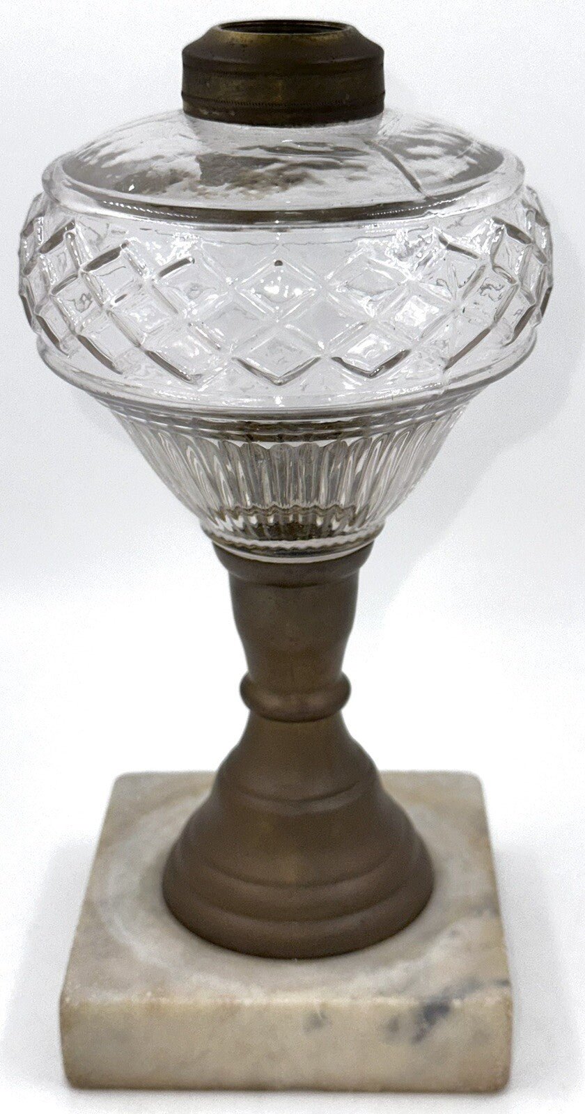 Antique Composite Kerosene Oil Lamp LATTICE BAND and RIB Described Thuro 2, 41 - k - AntiquesEtceteraAntique Composite Kerosene Oil Lamp LATTICE BAND and RIB Described Thuro 2, 41 - kAntiqueAntiquesEtcetera