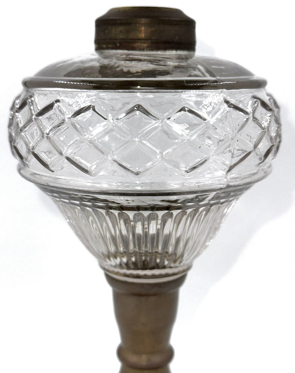 Antique Composite Kerosene Oil Lamp LATTICE BAND and RIB Described Thuro 2, 41 - k - AntiquesEtceteraAntique Composite Kerosene Oil Lamp LATTICE BAND and RIB Described Thuro 2, 41 - kAntiqueAntiquesEtcetera