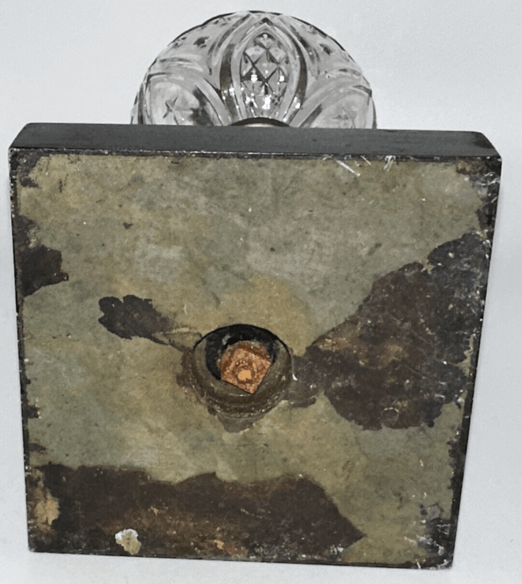 Antique Composite Oil Kerosene Lamp HEART & STARS Font w/ Gallinger Lady Stem - AntiquesEtceteraAntique Composite Oil Kerosene Lamp HEART & STARS Font w/ Gallinger Lady StemAntiqueAntiquesEtcetera