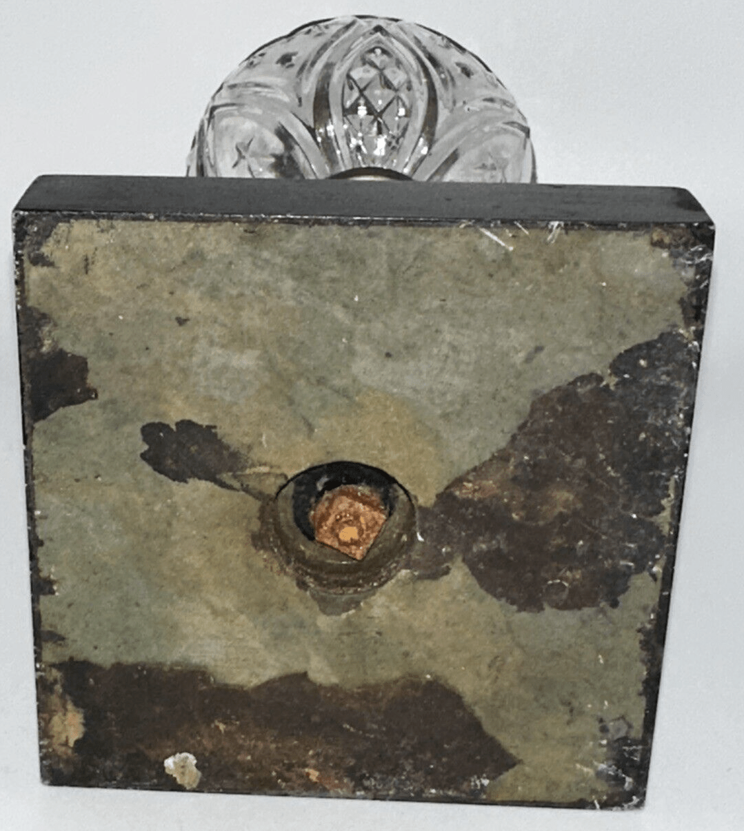 Antique Composite Oil Kerosene Lamp HEART & STARS Font w/ Gallinger Lady Stem - AntiquesEtceteraAntique Composite Oil Kerosene Lamp HEART & STARS Font w/ Gallinger Lady StemAntiqueAntiquesEtcetera