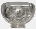 Antique Cut & Engraved Banquet Lamp Shade Glass 3 1/4" Fitter Kerosene Gas Oil - AntiquesEtceteraAntique Cut & Engraved Banquet Lamp Shade Glass 3 1/4" Fitter Kerosene Gas OilUnbrandedAntiquesEtcetera