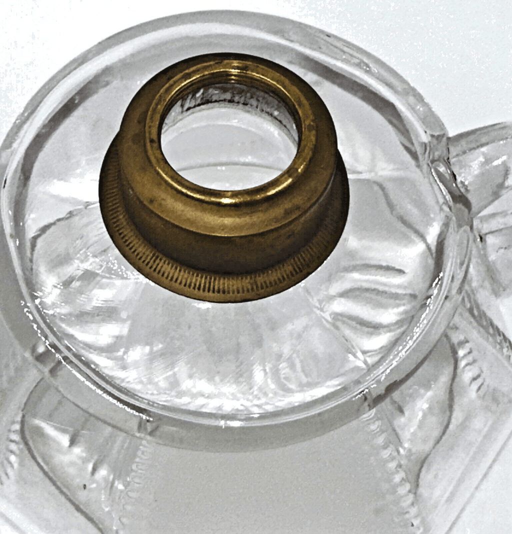 Antique Dalzell's Frosted CROWN Kerosene or Oil Flat Hand Lamp THURO 1, 252e - AntiquesEtceteraAntique Dalzell's Frosted CROWN Kerosene or Oil Flat Hand Lamp THURO 1, 252eAntiqueAntiquesEtcetera