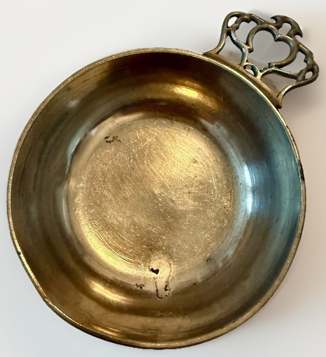 Antique English Pewter Porringer Lion Sword Horse & Shield Danforth Collection - AntiquesEtceteraAntique English Pewter Porringer Lion Sword Horse & Shield Danforth CollectionFour English HallmarksAntiquesEtcetera