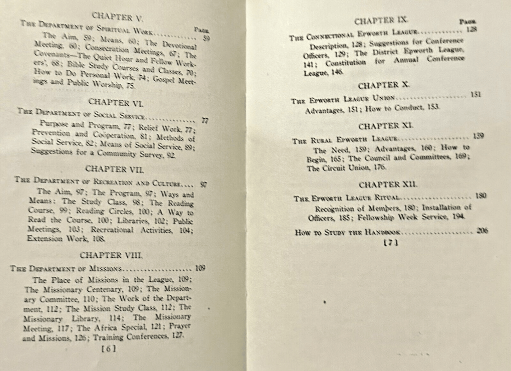 Antique Epworth League Handbook Methodist Episcopal Church South Early 1900s - AntiquesEtceteraAntique Epworth League Handbook Methodist Episcopal Church South Early 1900sAntiquesEtceteraAntiquesEtcetera