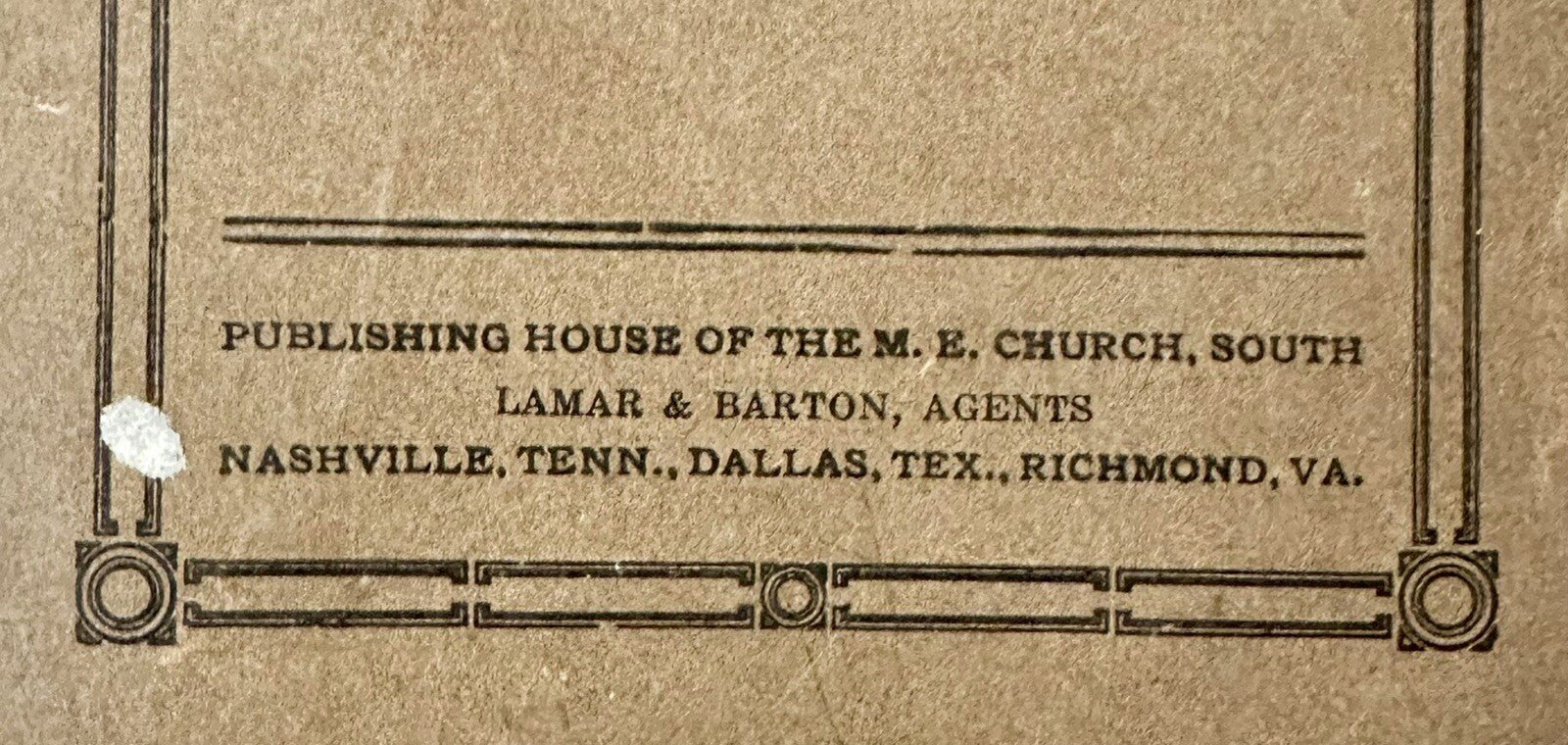 Antique Epworth League Handbook Methodist Episcopal Church South Early 1900s - AntiquesEtceteraAntique Epworth League Handbook Methodist Episcopal Church South Early 1900sAntiquesEtceteraAntiquesEtcetera