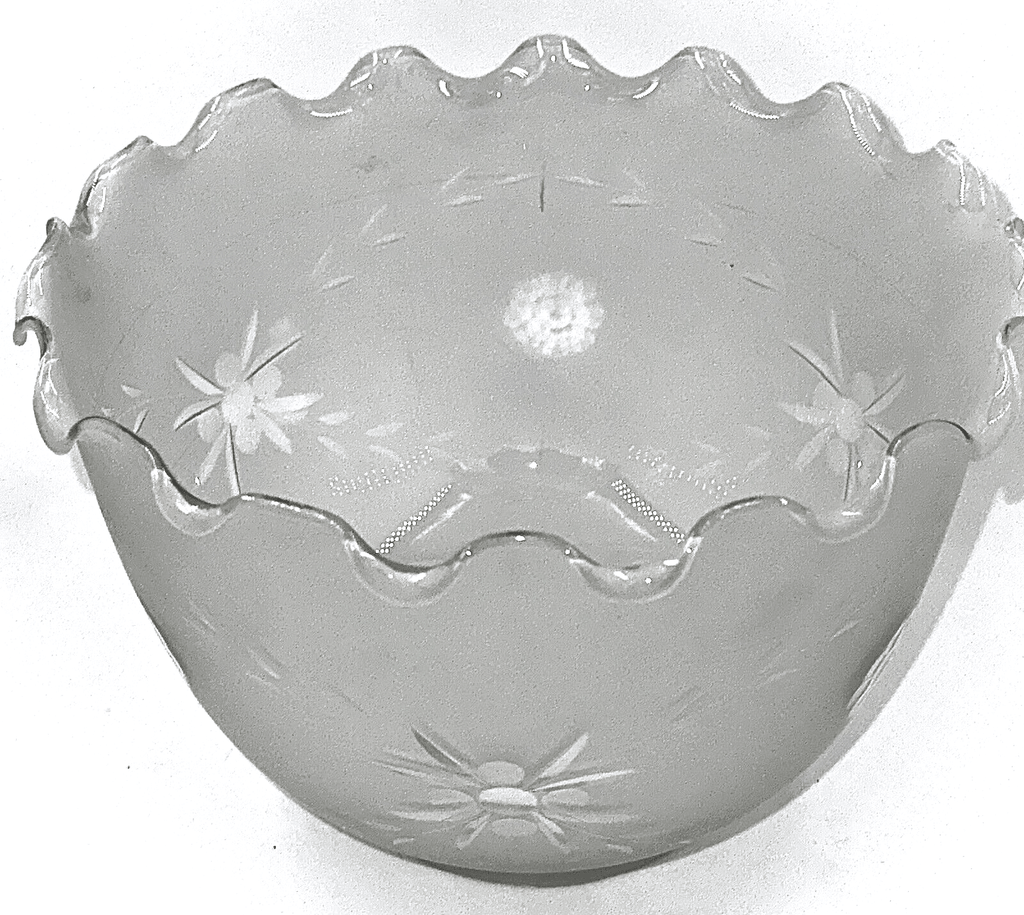 Antique Frosted Glass Cut to Clear Lamp Shade for 4" Fitter Victorian Floral - AntiquesEtceteraAntique Frosted Glass Cut to Clear Lamp Shade for 4" Fitter Victorian FloralAntiqueAntiquesEtcetera