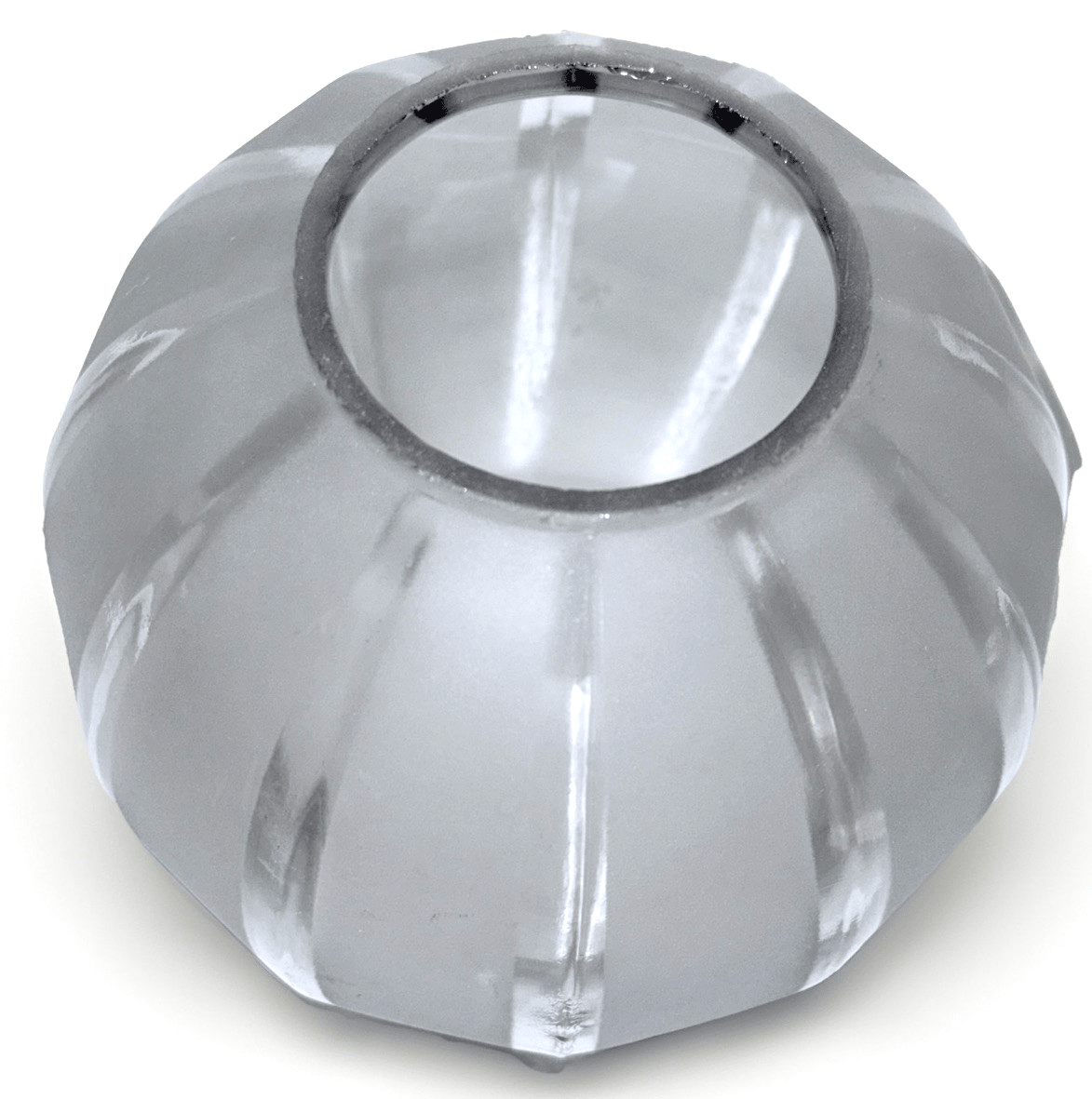 Antique Frosted Glass GWTW Lamp Shade 3 3/8" Fitter Rim 12 Sections Miniature - AntiquesEtceteraAntique Frosted Glass GWTW Lamp Shade 3 3/8" Fitter Rim 12 Sections MiniatureUnbrandedAntiquesEtcetera