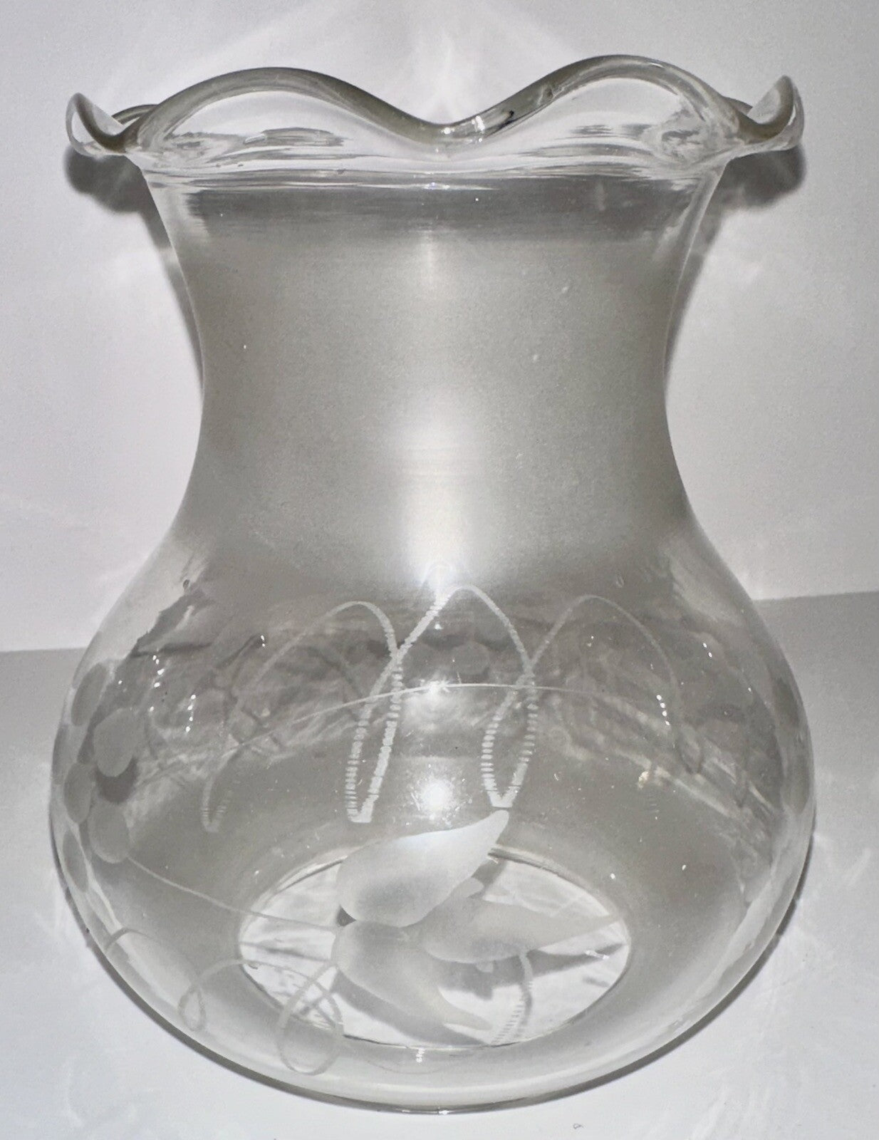 Antique Glass Oregon Lamp Shade Kerosene / Oil Elegant Grape Motif 3 1/4" Fitter - AntiquesEtceteraAntique Glass Oregon Lamp Shade Kerosene / Oil Elegant Grape Motif 3 1/4" FitterAntique LightingAntiquesEtceteraAntiquesEtcetera