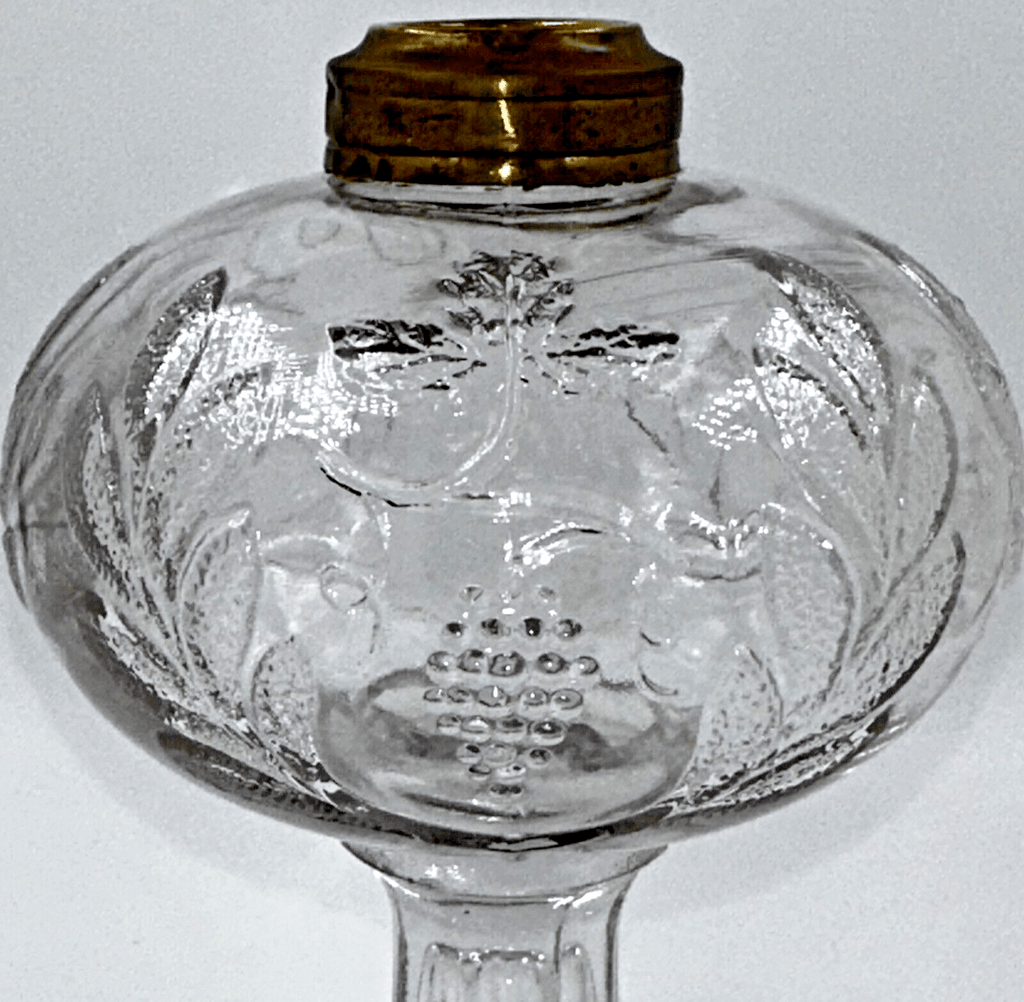 Antique GRAPE and FESTOON w/ STAR BAND Base Kerosene Oil Stand Lamp THURO 1 - 211i - AntiquesEtceteraAntique GRAPE and FESTOON w/ STAR BAND Base Kerosene Oil Stand Lamp THURO 1 - 211iAntique LightingAntiquesEtceteraAntiquesEtcetera