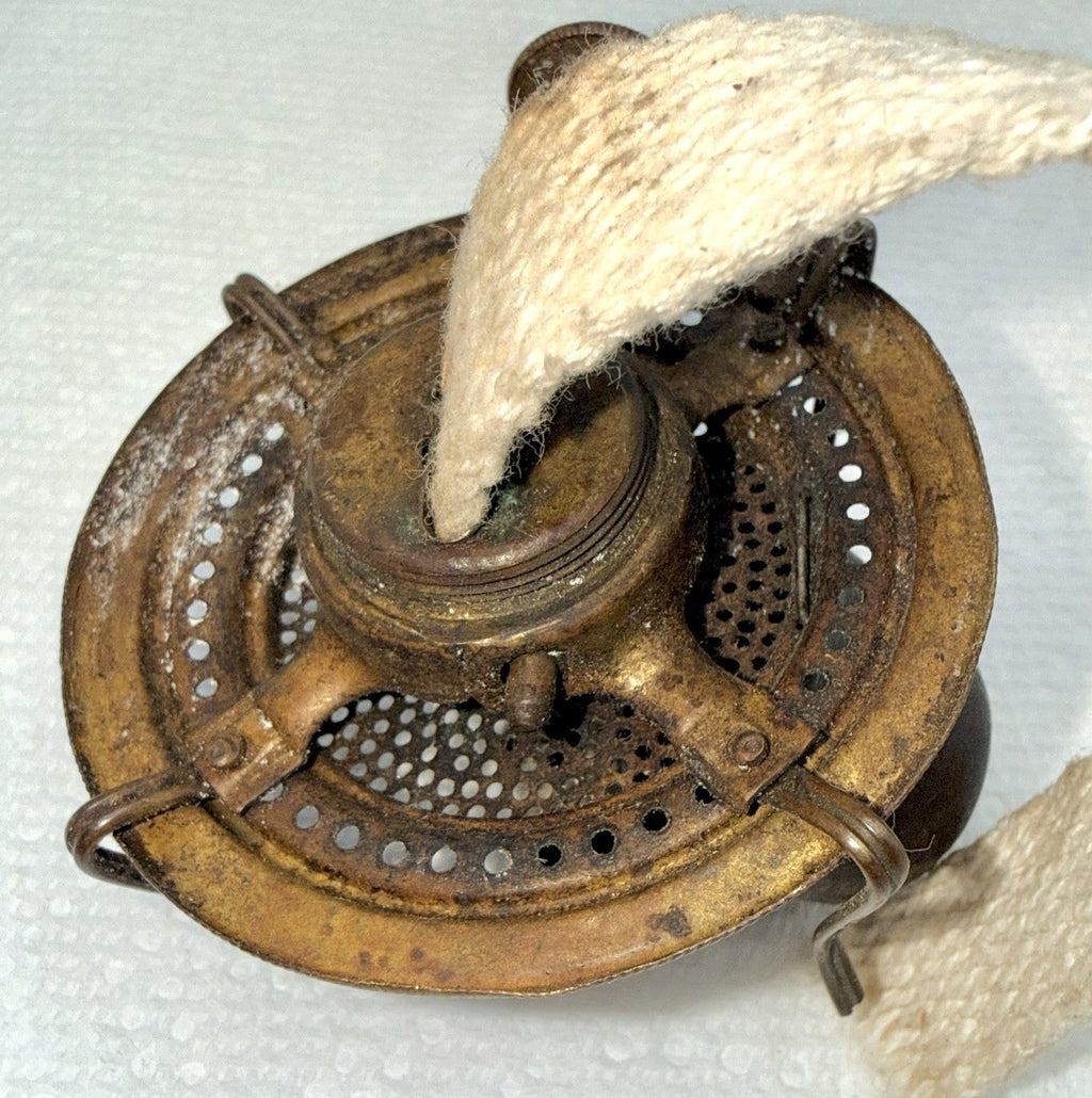 Antique HB&H No. 1 Size Oil Lamp Burner w/ Wick Holmes Booth & Hayden - AntiquesEtceteraAntique HB&H No. 1 Size Oil Lamp Burner w/ Wick Holmes Booth & HaydenHolmes, Booth & HaydenAntiquesEtcetera