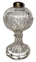 Antique Hearts and Stars EAPG Kerosene Oil Stand Lamp Glass THURO Bk 1, 145h - AntiquesEtceteraAntique Hearts and Stars EAPG Kerosene Oil Stand Lamp Glass THURO Bk 1, 145hAntique LightingAntiquesEtceteraAntiquesEtcetera