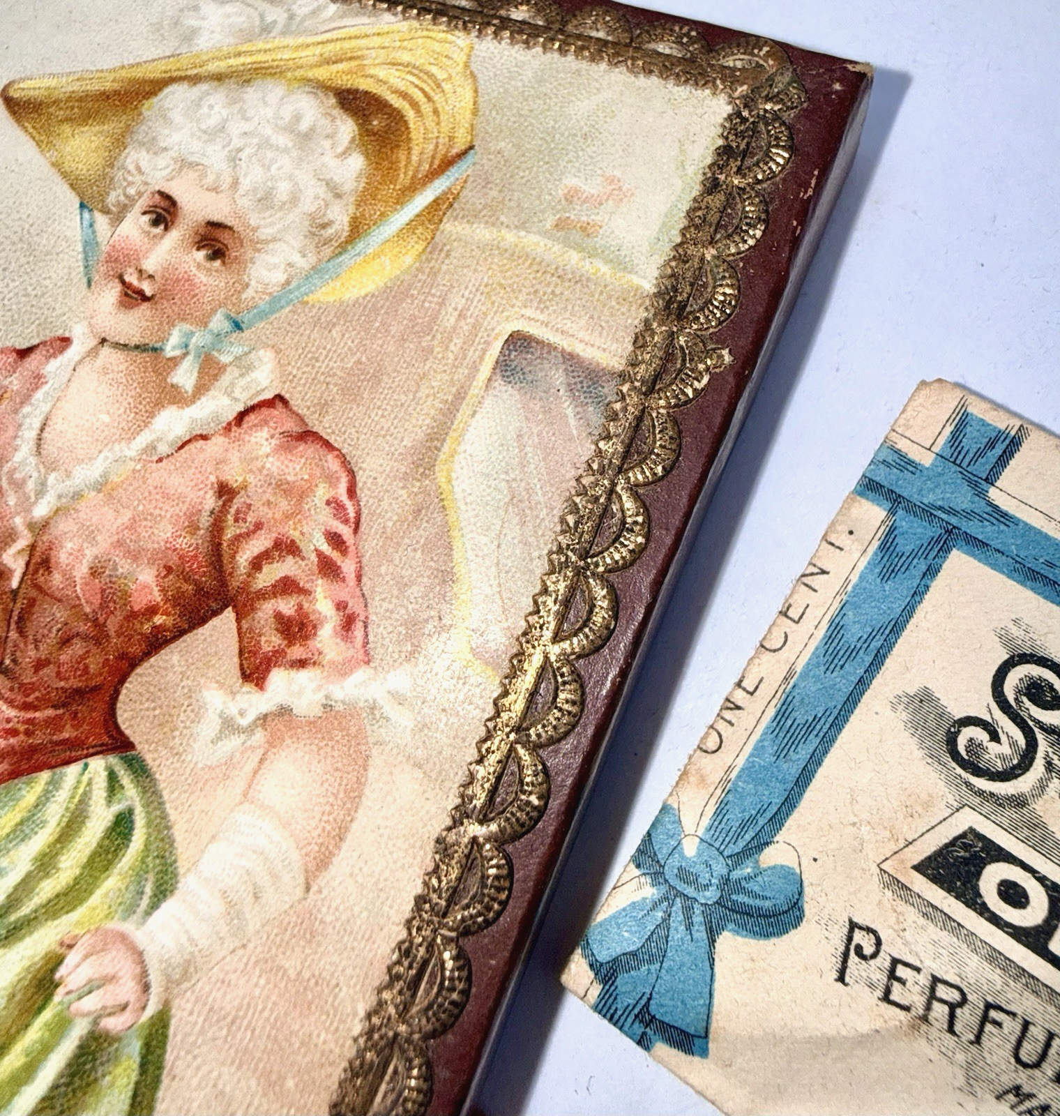 Antique Ireland Cosmetic Box with Breath Perfume Envelope EJ Hoadley Hartford Ct - AntiquesEtceteraAntique Ireland Cosmetic Box with Breath Perfume Envelope EJ Hoadley Hartford CtE J HoadleyAntiquesEtcetera