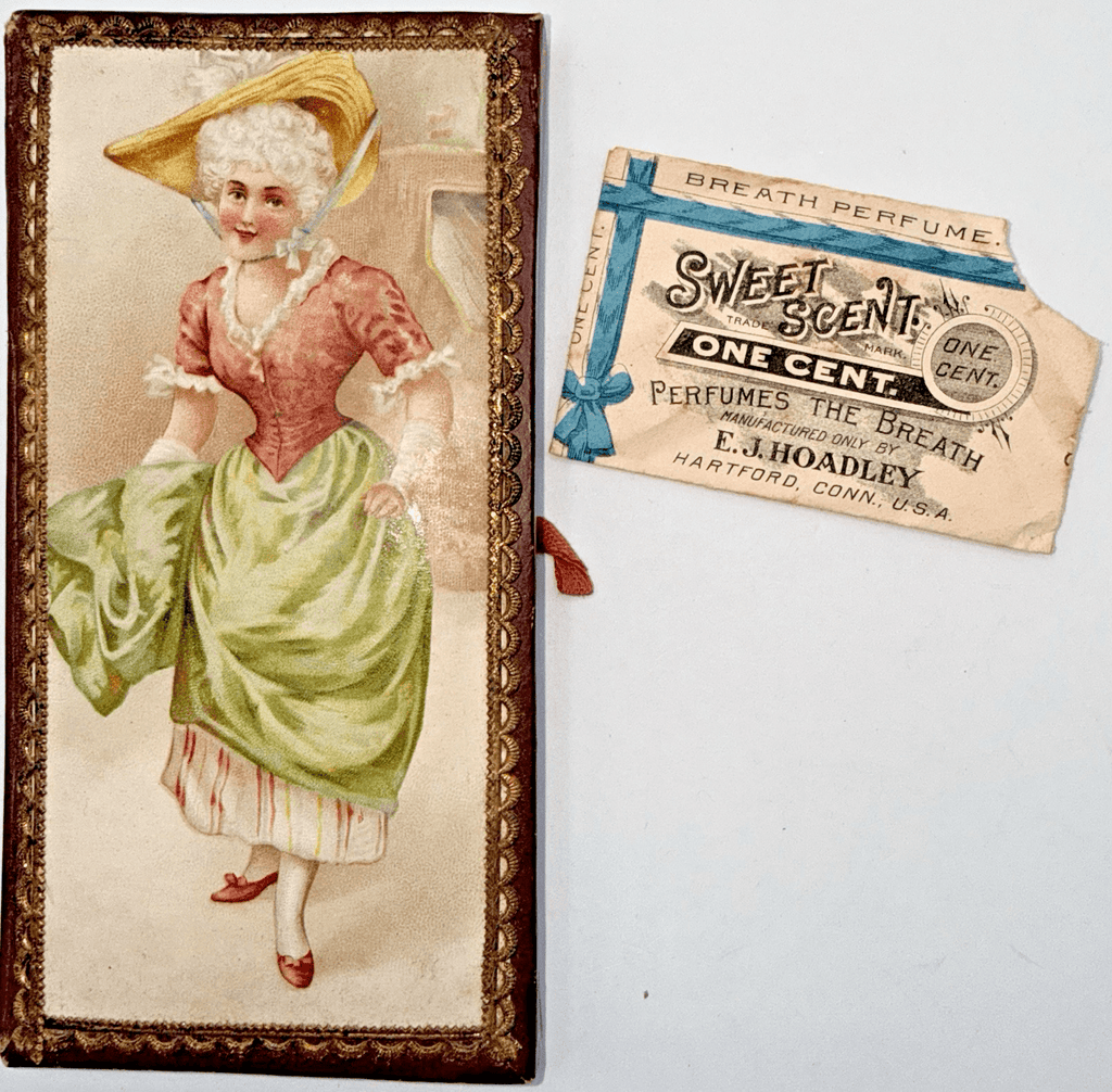 Antique Ireland Cosmetic Box with Breath Perfume Envelope EJ Hoadley Hartford Ct - AntiquesEtceteraAntique Ireland Cosmetic Box with Breath Perfume Envelope EJ Hoadley Hartford CtE J HoadleyAntiquesEtcetera