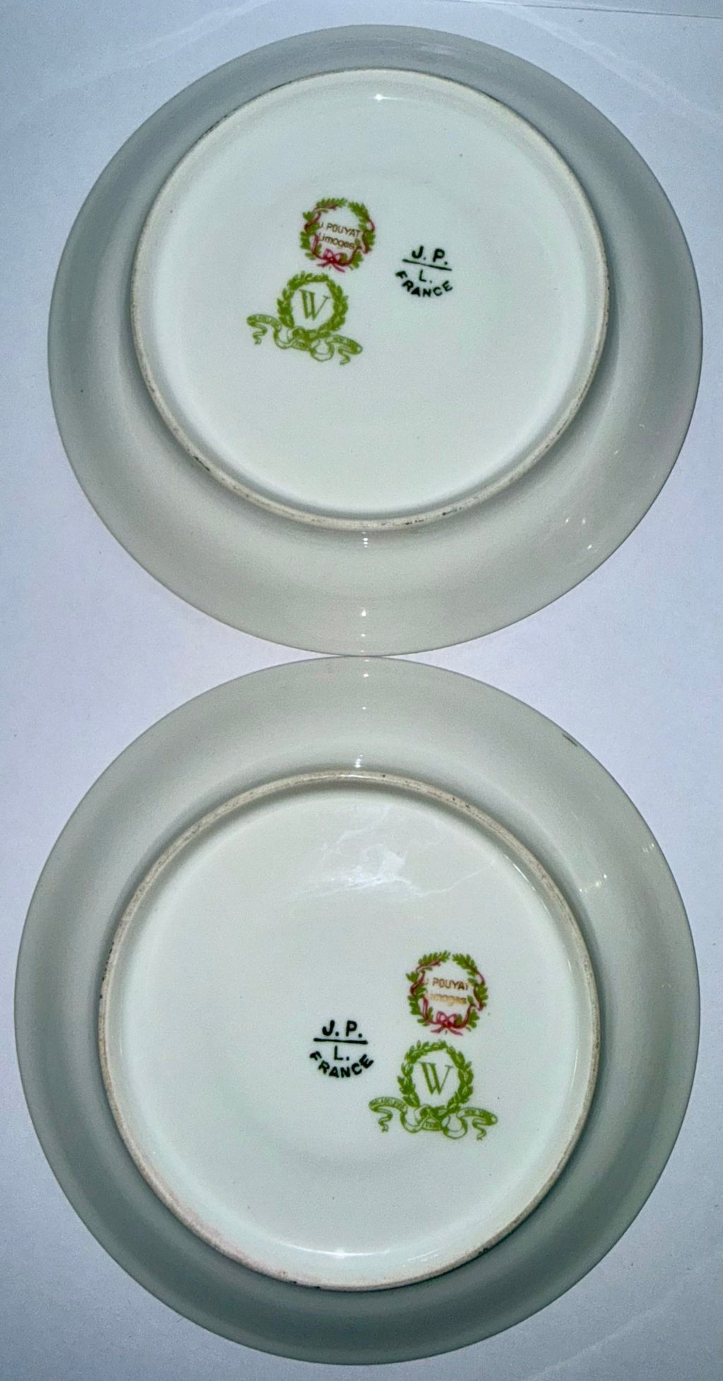 Antique Jean Pouyat Limoges France Bouillon Cup & Saucer Service for 12, Hand Decorated Roses & Gilt - AntiquesEtceteraAntique Jean Pouyat Limoges France Bouillon Cup & Saucer Service for 12, Hand Decorated Roses & GiltElegant / Collectible DinnerwareJean Pouyat LimogesAntiquesEtcetera