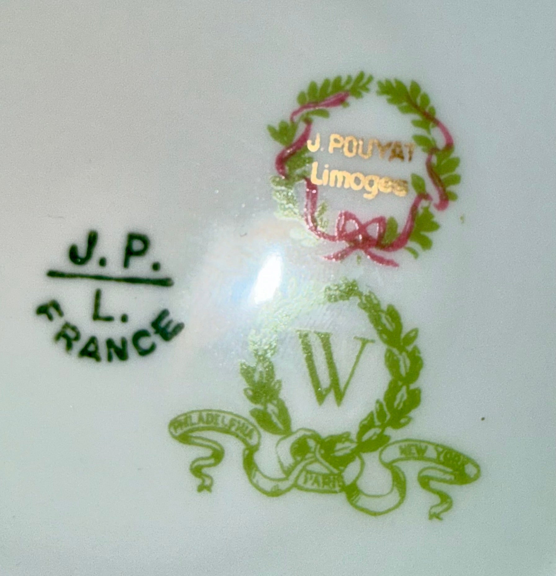 Antique Jean Pouyat Limoges France Bouillon Cup & Saucer Service for 12, Hand Decorated Roses & Gilt - AntiquesEtceteraAntique Jean Pouyat Limoges France Bouillon Cup & Saucer Service for 12, Hand Decorated Roses & GiltElegant / Collectible DinnerwareJean Pouyat LimogesAntiquesEtcetera