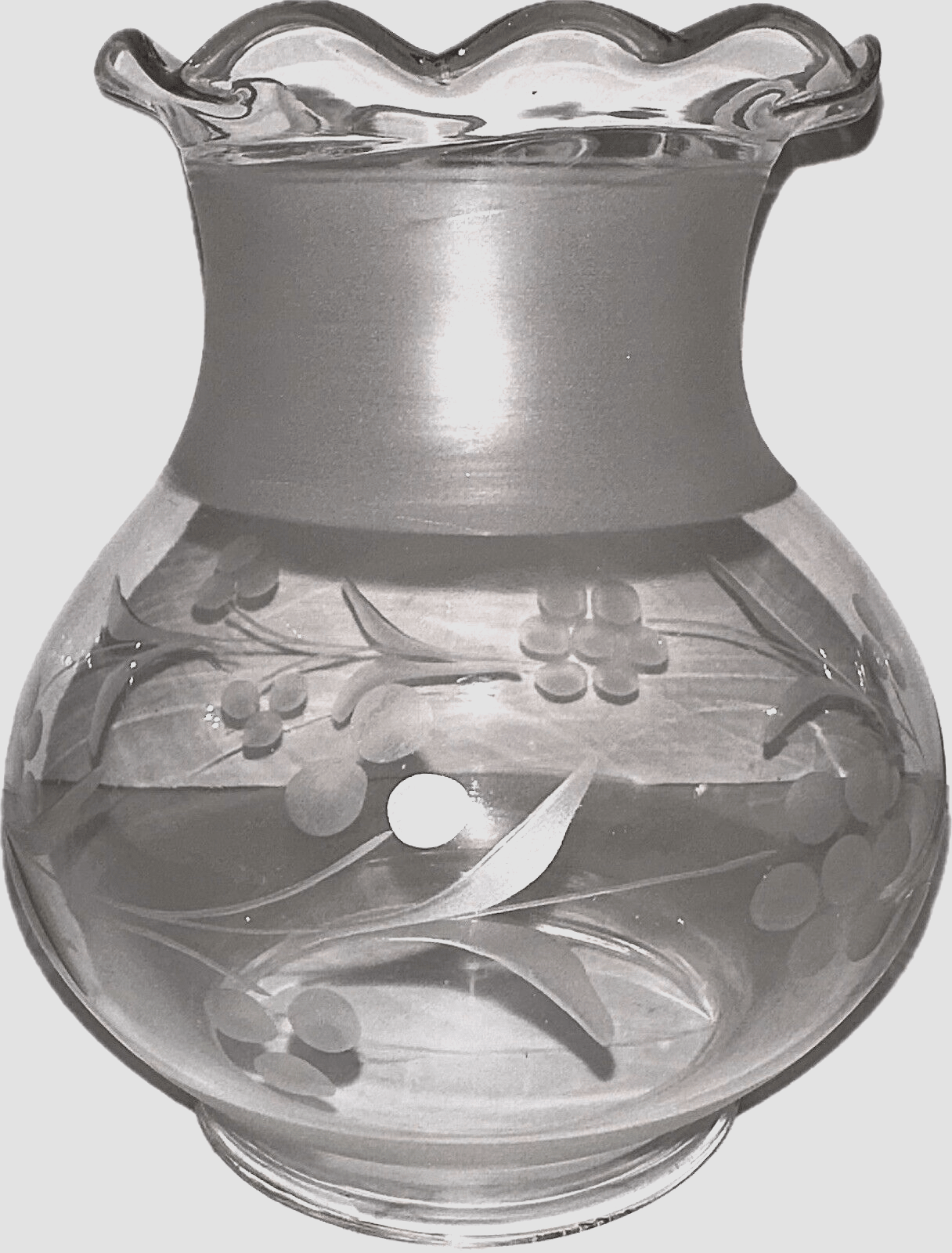 Antique Kerosene Oil Oregon Glass Lamp Shade Wheel Cut Daisy Garland 3 3/8" Rim - AntiquesEtceteraAntique Kerosene Oil Oregon Glass Lamp Shade Wheel Cut Daisy Garland 3 3/8" RimAntiqueAntiquesEtcetera