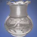 Antique Kerosene Oil Oregon Glass Lamp Shade Wheel Cut Daisy Garland 3 3/8" Rim - AntiquesEtceteraAntique Kerosene Oil Oregon Glass Lamp Shade Wheel Cut Daisy Garland 3 3/8" RimAntiqueAntiquesEtcetera