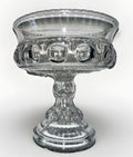 Antique Kings Crown Candy Dish Fruit Compote U.S. Glass Bullseye ZigZag Motif - AntiquesEtceteraAntique Kings Crown Candy Dish Fruit Compote U.S. Glass Bullseye ZigZag MotifU.S. GlassAntiquesEtcetera