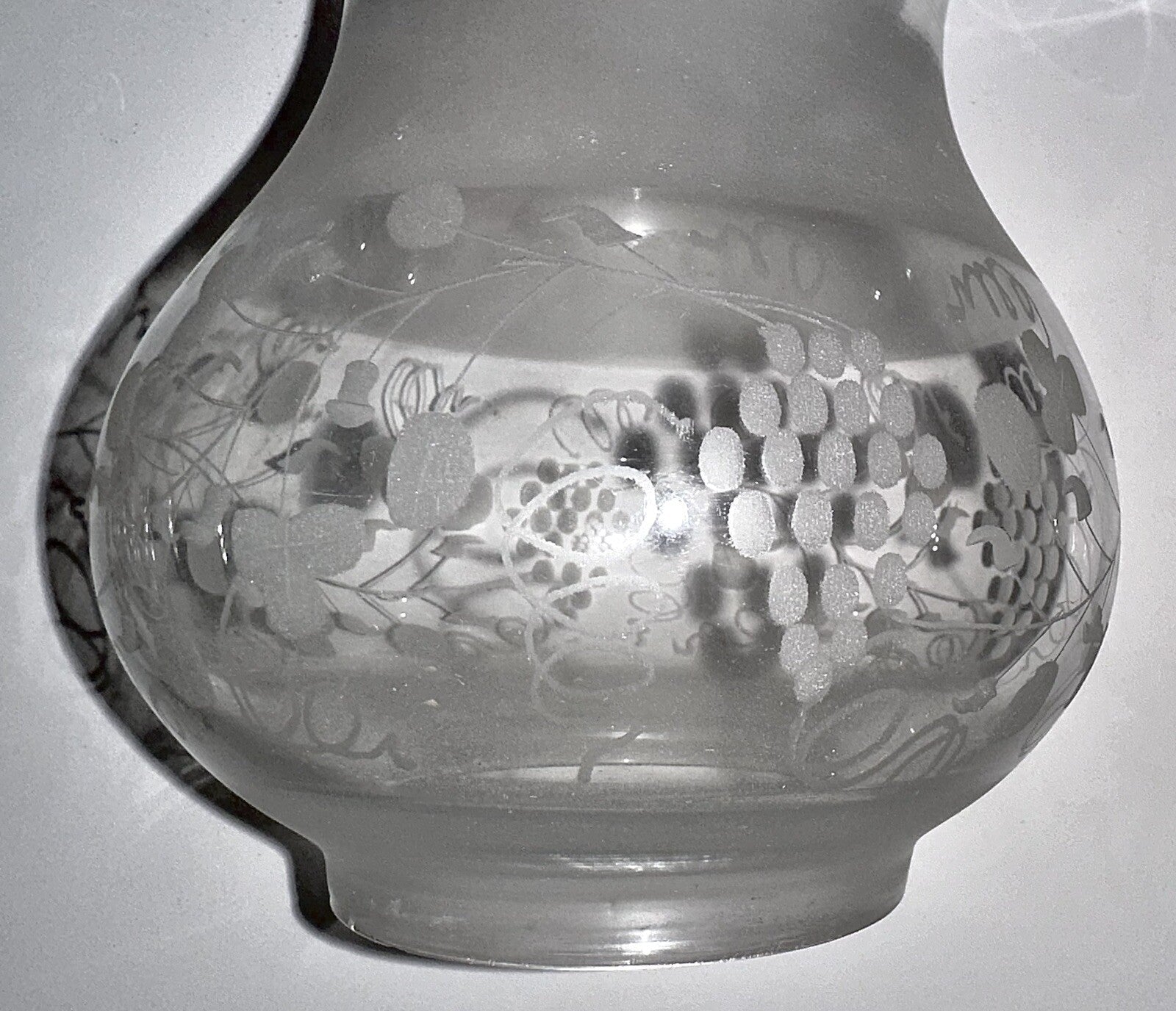 Antique Oil Kerosene Glass Oregon Lamp Shade w/ Intricate Victorian Grape Motif - AntiquesEtceteraAntique Oil Kerosene Glass Oregon Lamp Shade w/ Intricate Victorian Grape MotifAntiqueAntiquesEtcetera