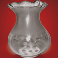 Antique Oil Kerosene Oregon Glass Lamp Shade Etched Grape Vine Motif 3 1/2" Rim - AntiquesEtceteraAntique Oil Kerosene Oregon Glass Lamp Shade Etched Grape Vine Motif 3 1/2" RimAntiqueAntiquesEtcetera