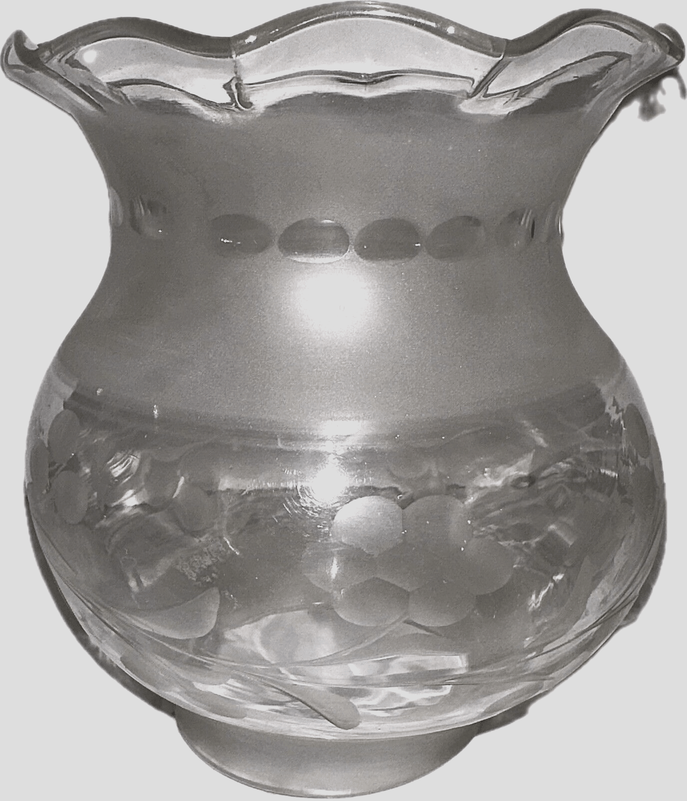 Antique Oil Kerosene Oregon Glass Lamp Shade Wheel Cut Daisy Garland 3" Fitter - AntiquesEtceteraAntique Oil Kerosene Oregon Glass Lamp Shade Wheel Cut Daisy Garland 3" FitterAntiqueAntiquesEtcetera