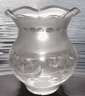 Antique Oil Kerosene Oregon Glass Lamp Shade Wheel Cut Daisy Garland 3" Fitter - AntiquesEtceteraAntique Oil Kerosene Oregon Glass Lamp Shade Wheel Cut Daisy Garland 3" FitterAntiqueAntiquesEtcetera