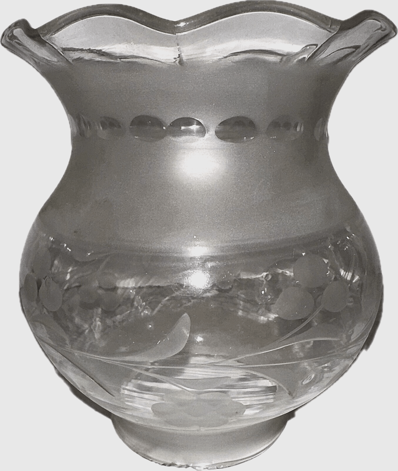 Antique Oil Kerosene Oregon Glass Lamp Shade Wheel Cut Daisy Garland 3" Fitter - AntiquesEtceteraAntique Oil Kerosene Oregon Glass Lamp Shade Wheel Cut Daisy Garland 3" FitterAntiqueAntiquesEtcetera