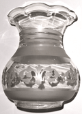 Antique Oil Kerosene Oregon Lamp Shade Cut & Engraved Glass Victorian Botanical - AntiquesEtceteraAntique Oil Kerosene Oregon Lamp Shade Cut & Engraved Glass Victorian BotanicalAntiqueAntiquesEtcetera