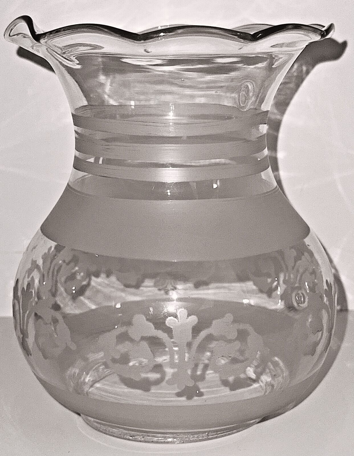 Antique Oil Kerosene Oregon Lamp Shade Cut & Engraved Glass Victorian Botanical - AntiquesEtceteraAntique Oil Kerosene Oregon Lamp Shade Cut & Engraved Glass Victorian BotanicalAntiqueAntiquesEtcetera