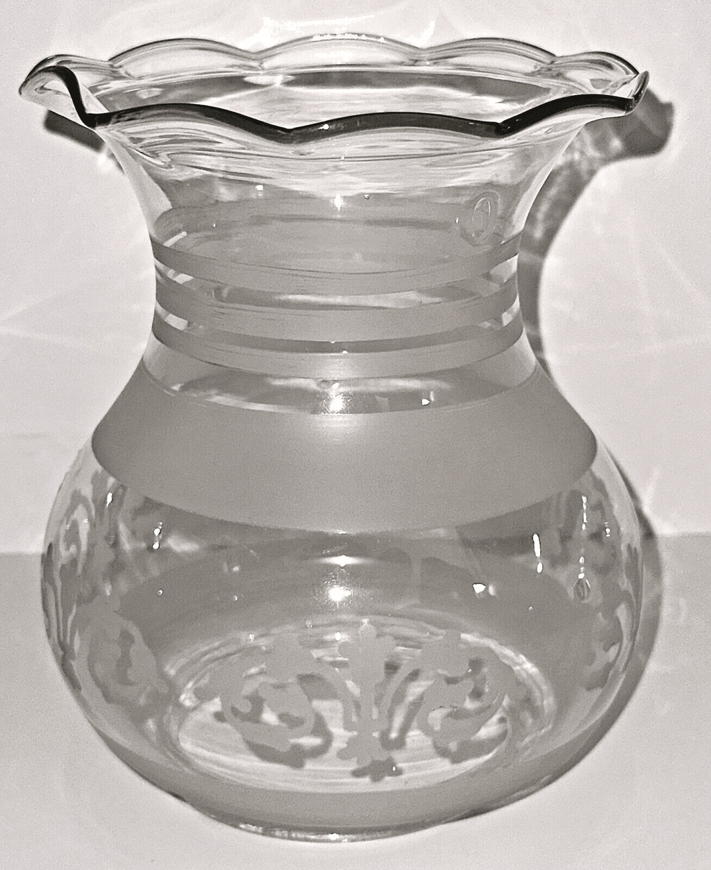 Antique Oil Kerosene Oregon Lamp Shade Cut & Engraved Glass Victorian Botanical - AntiquesEtceteraAntique Oil Kerosene Oregon Lamp Shade Cut & Engraved Glass Victorian BotanicalAntiqueAntiquesEtcetera