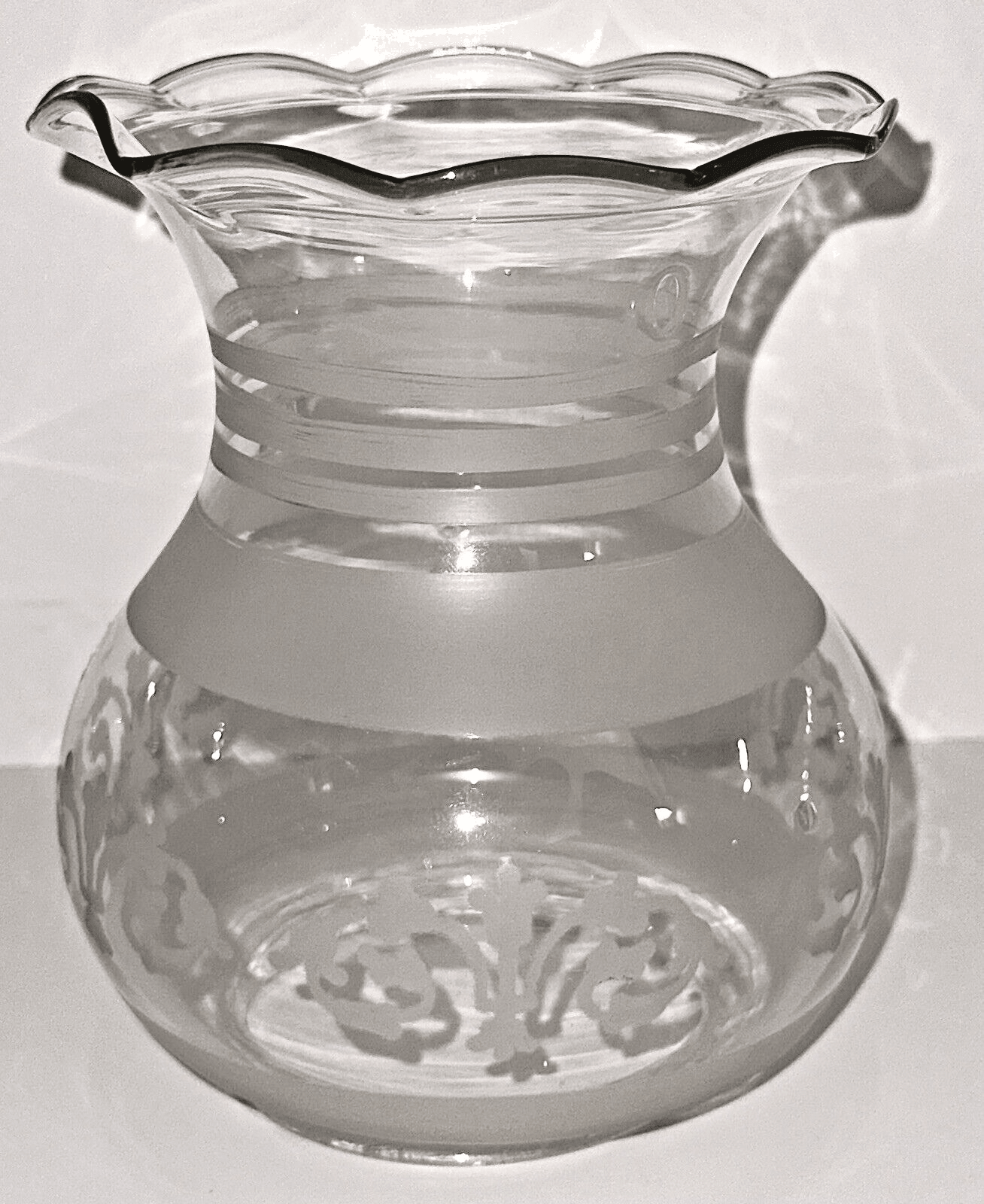 Antique Oil Kerosene Oregon Lamp Shade Cut & Engraved Glass Victorian Botanical - AntiquesEtceteraAntique Oil Kerosene Oregon Lamp Shade Cut & Engraved Glass Victorian BotanicalAntiqueAntiquesEtcetera
