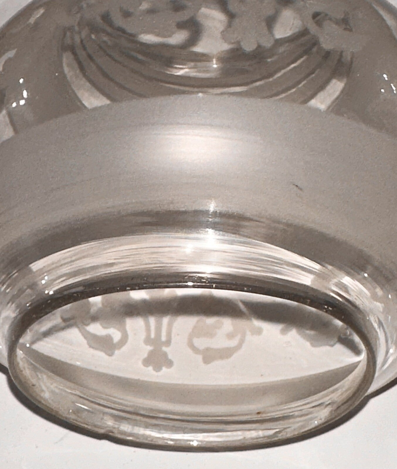 Antique Oil Kerosene Oregon Lamp Shade Cut & Engraved Glass Victorian Botanical - AntiquesEtceteraAntique Oil Kerosene Oregon Lamp Shade Cut & Engraved Glass Victorian BotanicalAntiqueAntiquesEtcetera
