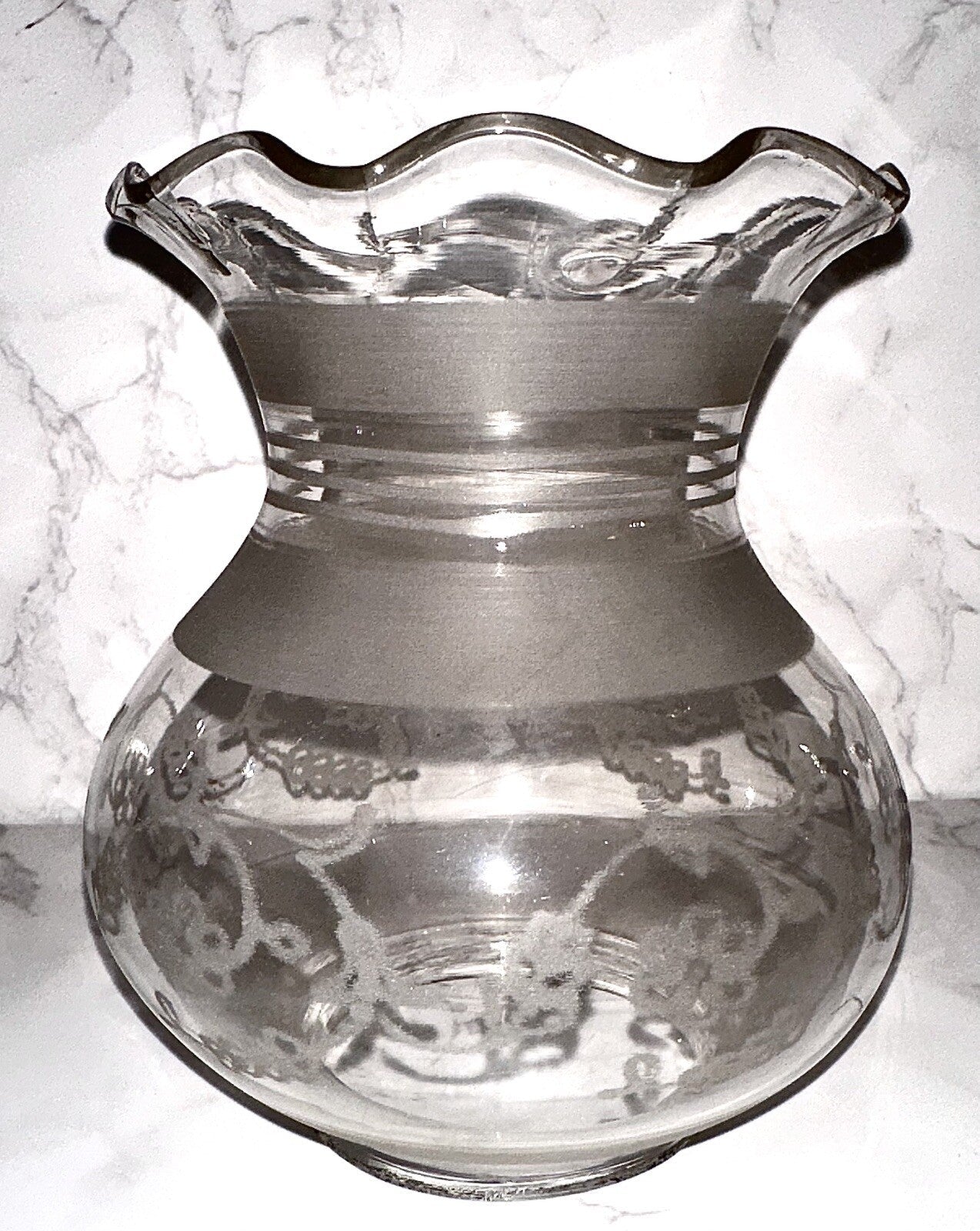 Antique Oil Kerosene Oregon Lamp Shade Etched Victorian Daisy Garland 3" Rim - AntiquesEtceteraAntique Oil Kerosene Oregon Lamp Shade Etched Victorian Daisy Garland 3" RimAntiqueAntiquesEtcetera
