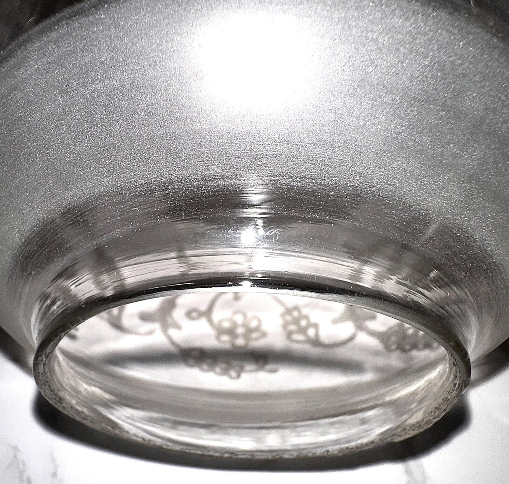 Antique Oil Kerosene Oregon Lamp Shade Etched Victorian Daisy Garland 3" Rim - AntiquesEtceteraAntique Oil Kerosene Oregon Lamp Shade Etched Victorian Daisy Garland 3" RimAntiqueAntiquesEtcetera