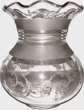 Antique Oil Kerosene Oregon Lamp Shade Etched Victorian Daisy Garland 3" Rim - AntiquesEtceteraAntique Oil Kerosene Oregon Lamp Shade Etched Victorian Daisy Garland 3" RimAntiqueAntiquesEtcetera
