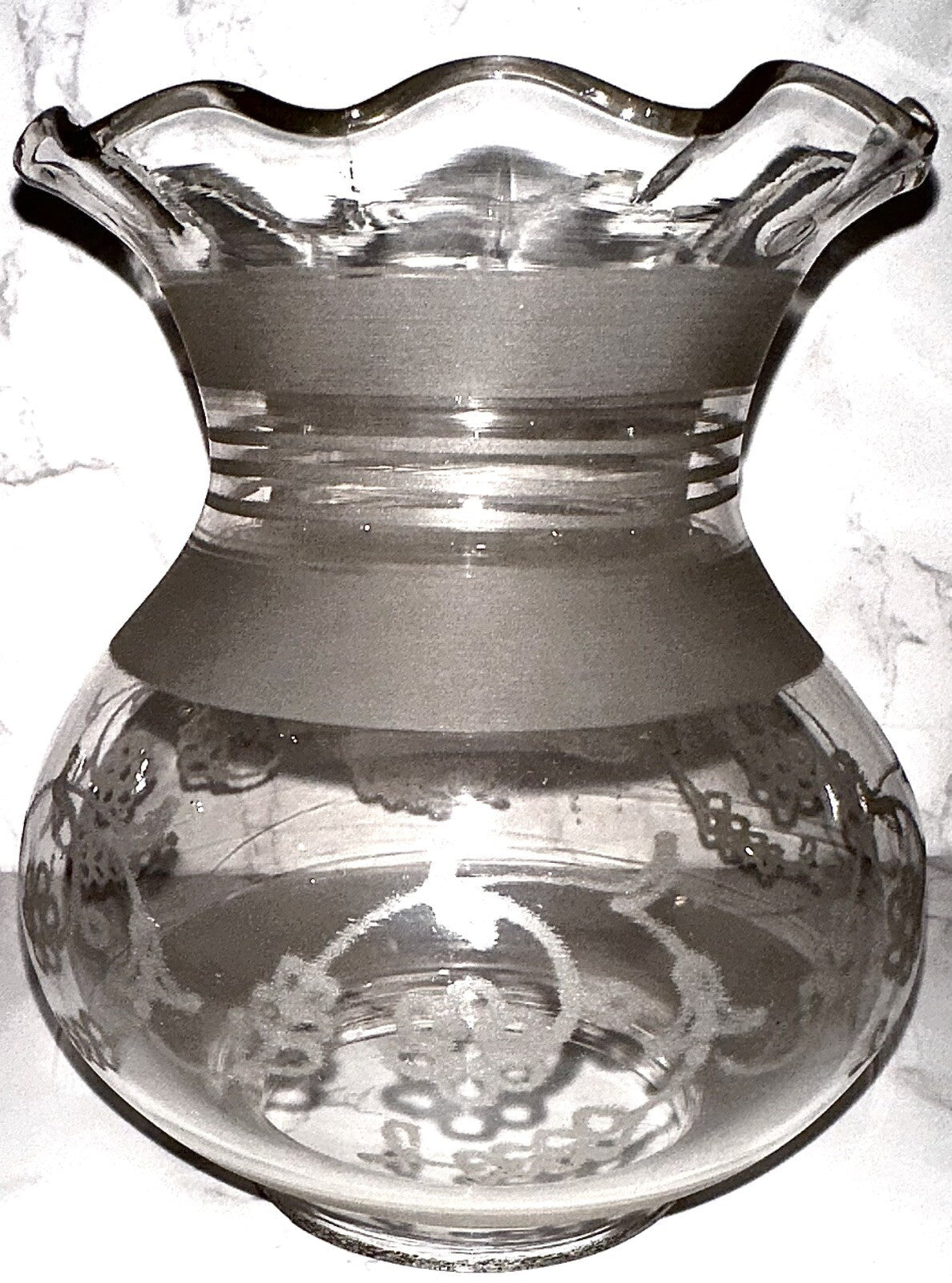 Antique Oil Kerosene Oregon Lamp Shade Etched Victorian Daisy Garland 3" Rim - AntiquesEtceteraAntique Oil Kerosene Oregon Lamp Shade Etched Victorian Daisy Garland 3" RimAntiqueAntiquesEtcetera