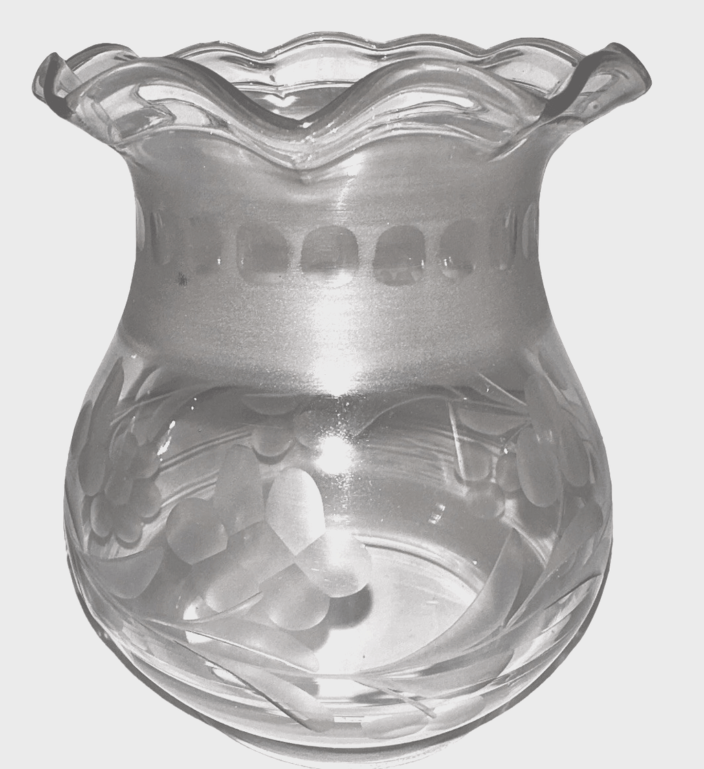 Antique Oil Kerosene Oregon Lamp Shade Victorian Floral Glass With 3" Rim - AntiquesEtceteraAntique Oil Kerosene Oregon Lamp Shade Victorian Floral Glass With 3" RimAntiqueAntiquesEtcetera